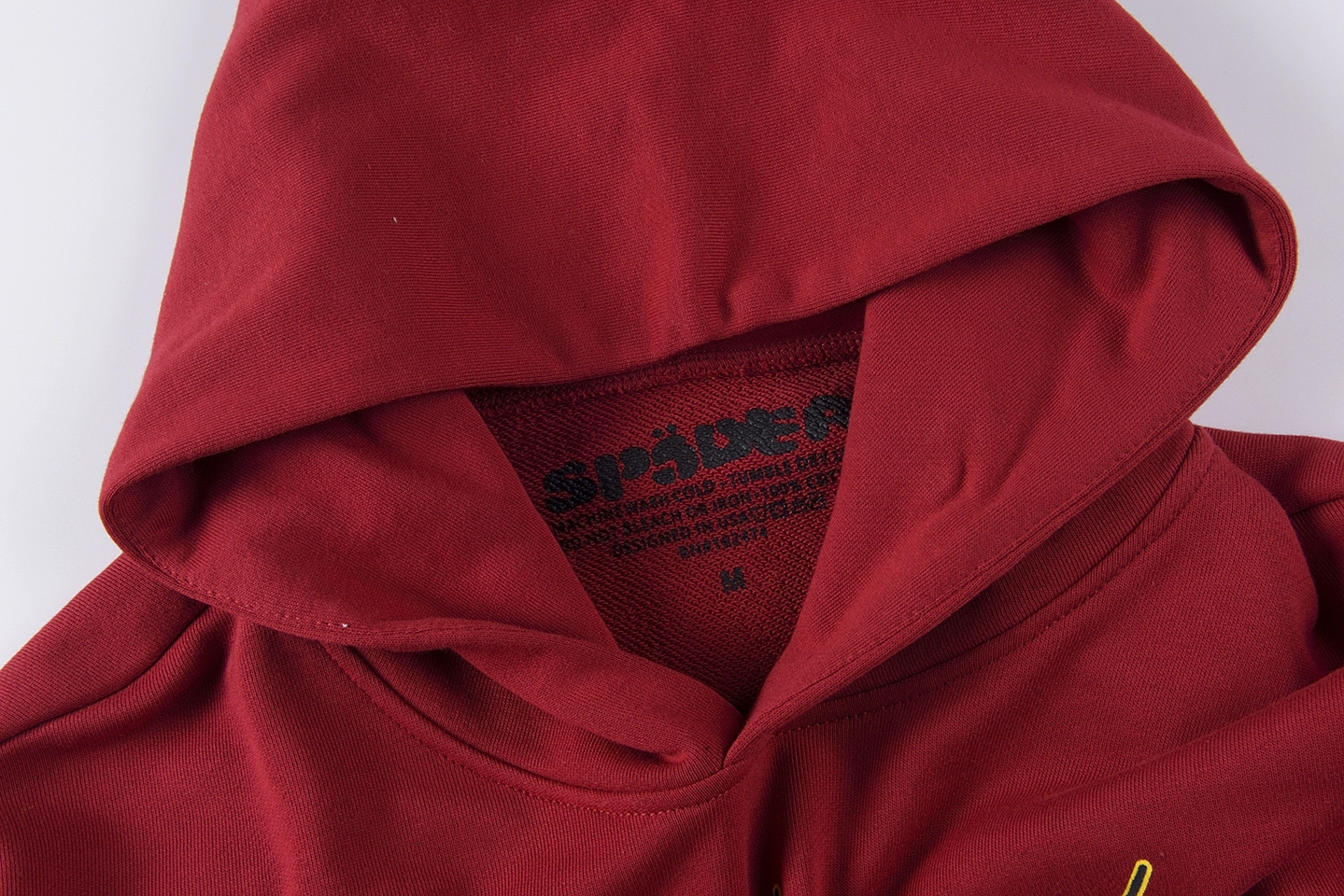 Sp5der Crimson Gold Web Graphic Hoodie15
