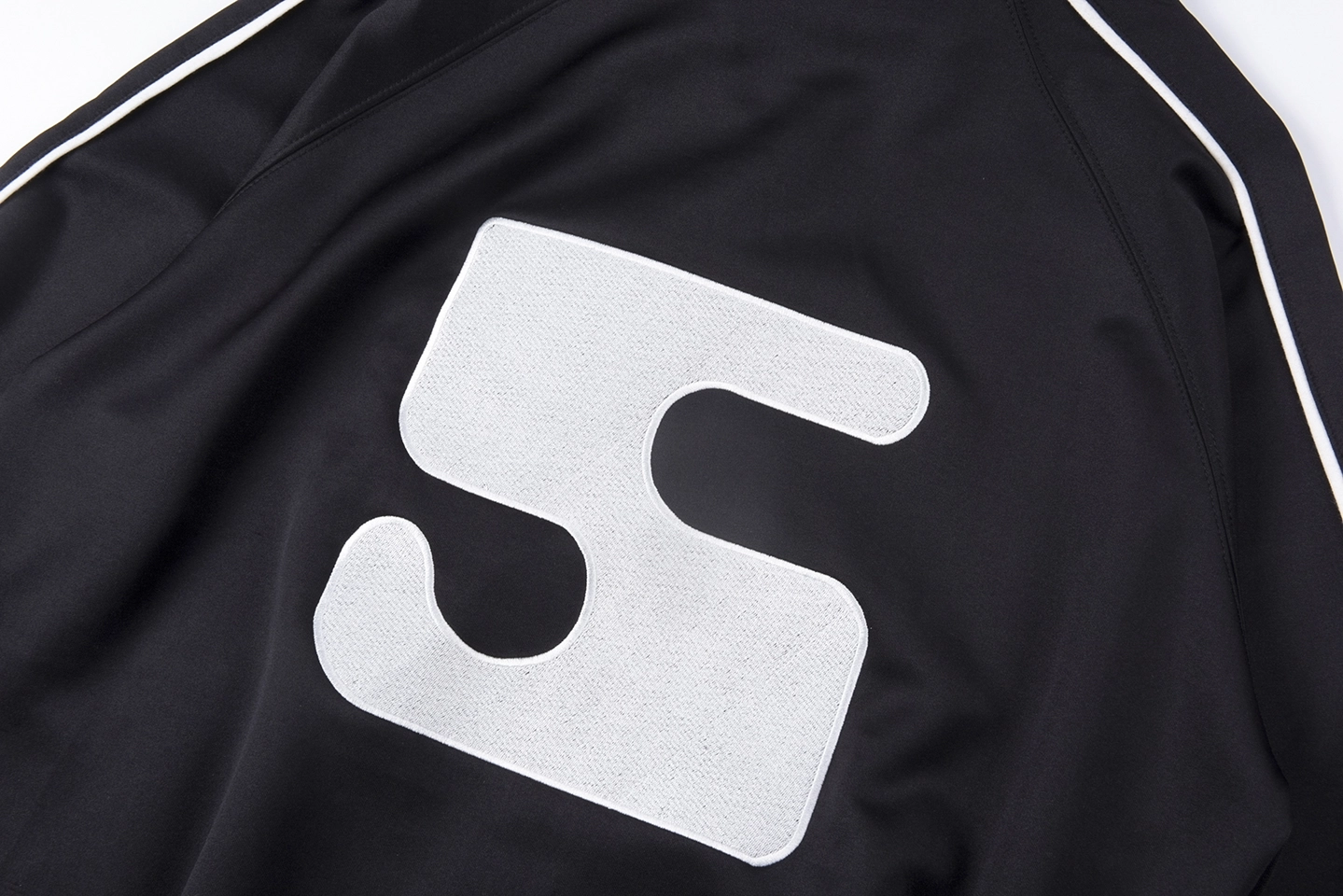 Sp5der Midnight Ivory Stripe Track Jacket6