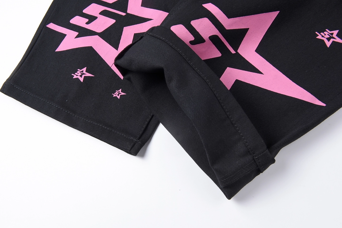 Sp5der Midnight Pinkstar Allover Graphic Pants5