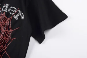 Sp5der Rhinestone Web Graphic T-Shirt9