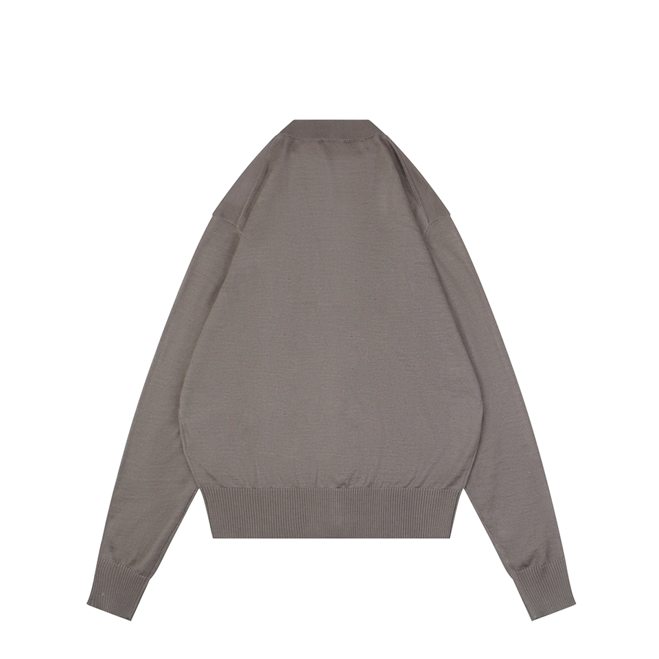 AMI Paris Ami de Cœur Wool Blend Cardigan Back view
