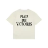 Ami Paris Heart Logo PDV Print Cotton T-Shirt