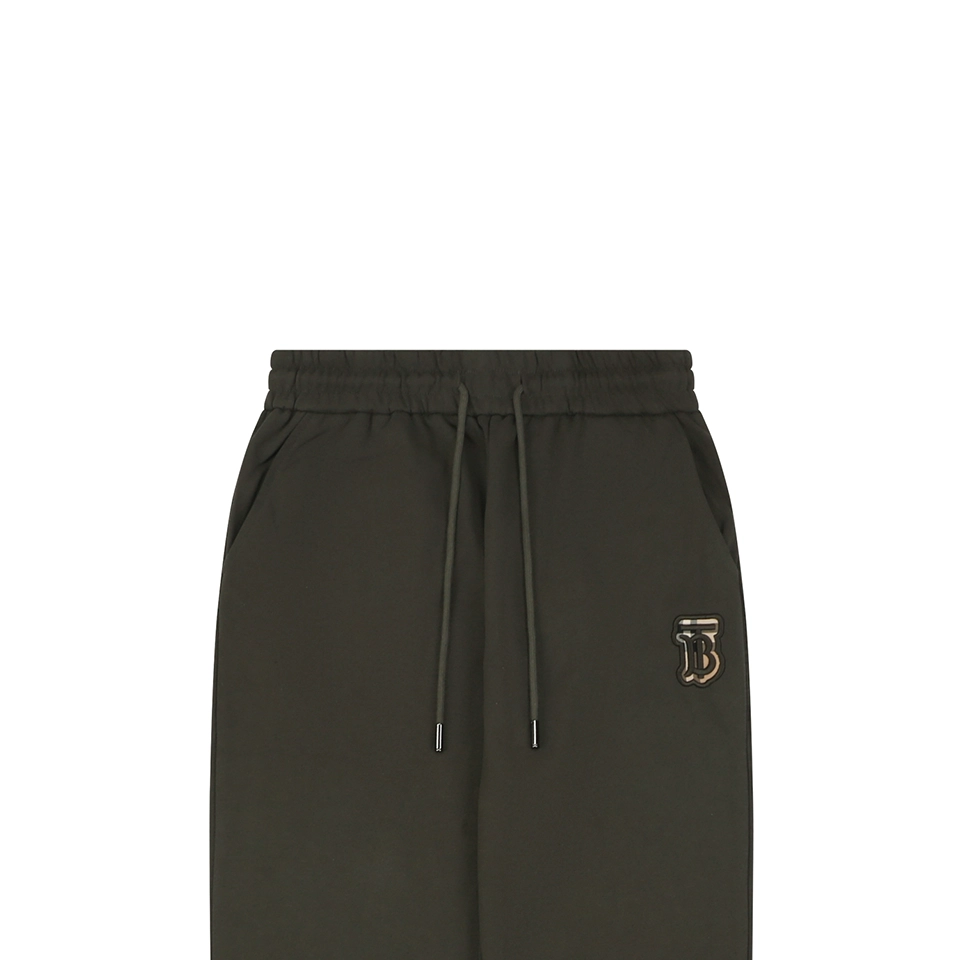 Burberry BT Logo Embroidered Cotton Sweatpants