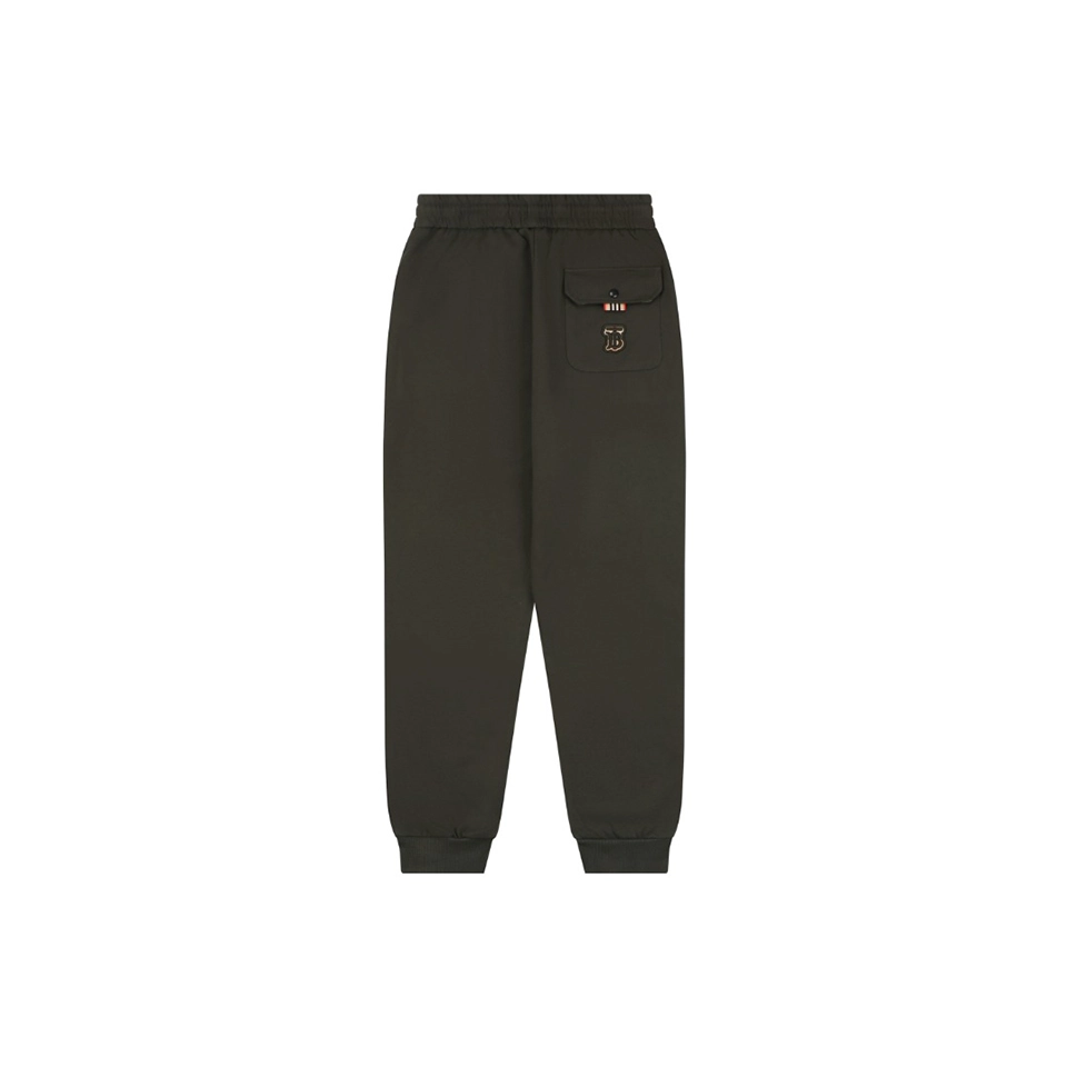 Burberry BT Logo Embroidered Cotton Sweatpants Back view