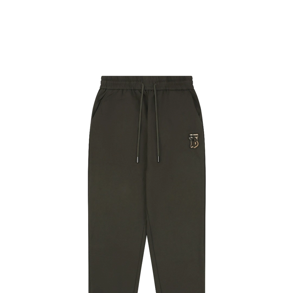 Burberry BT Logo Embroidered Cotton Sweatpants