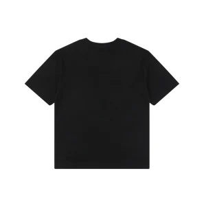 Burberry Gradient Check Equestrian Knight T-Shirt Black Back view