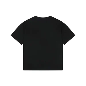 Fendi Monogram Dog Embroidered T-Shirt Black Back view