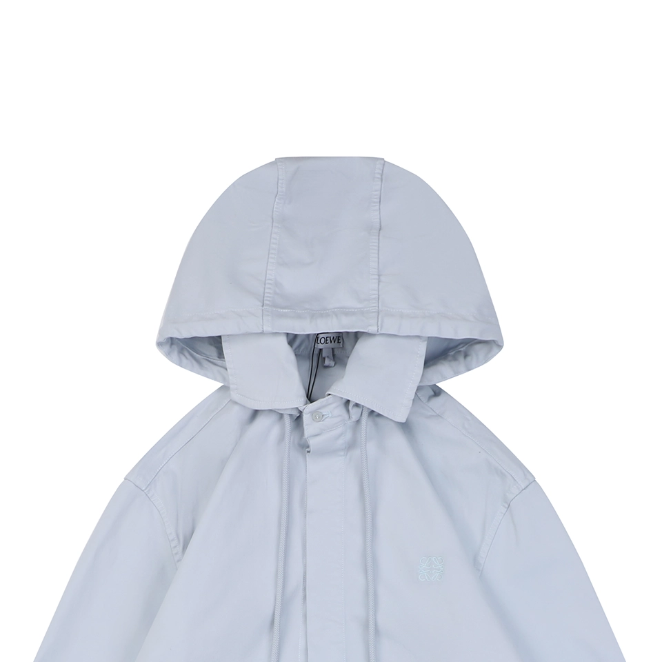 Loewe Anagram Hooded Shirt Jacket