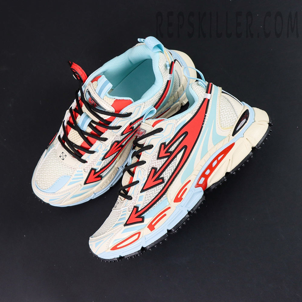 Off-White Be Right Back Arrow mesh sneakers6