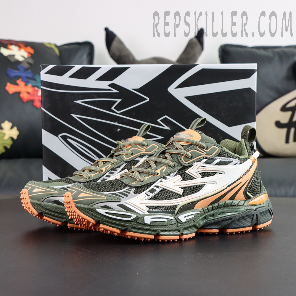Off-White Be Right Back 'Military Green Peach'