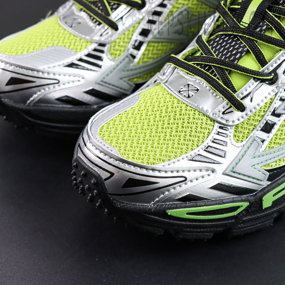Off-White Be Right Back 'Silver Green Fluo'2