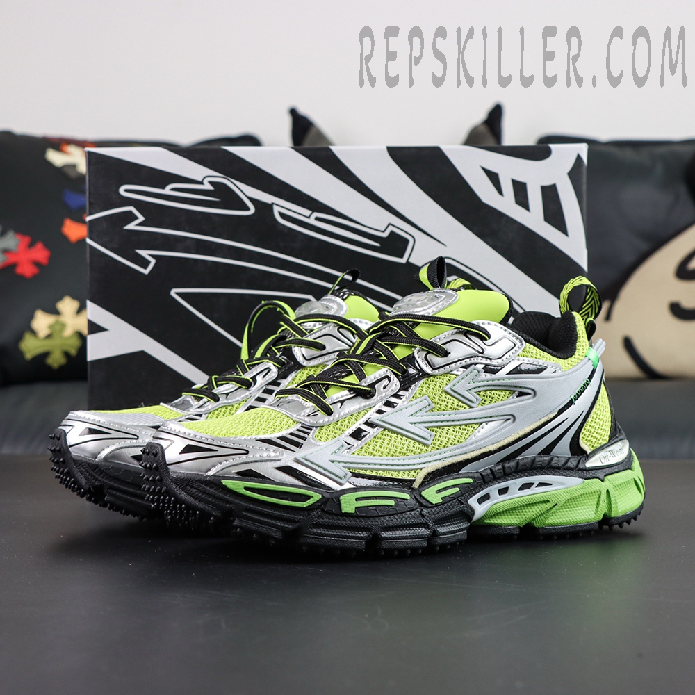 Off-White Be Right Back 'Silver Green Fluo'