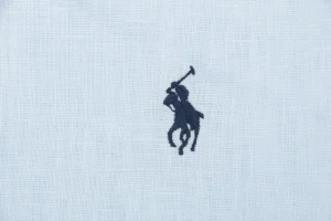 Ralph Lauren Linen Pony Logo T-Shirt Blue Brand