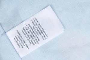 Ralph Lauren Linen Pony Logo T-Shirt Blue Wash label