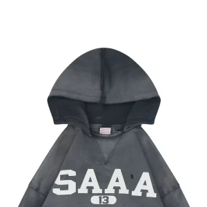 Saint Michael SAAA Vintage Washed Distressed Hoodie