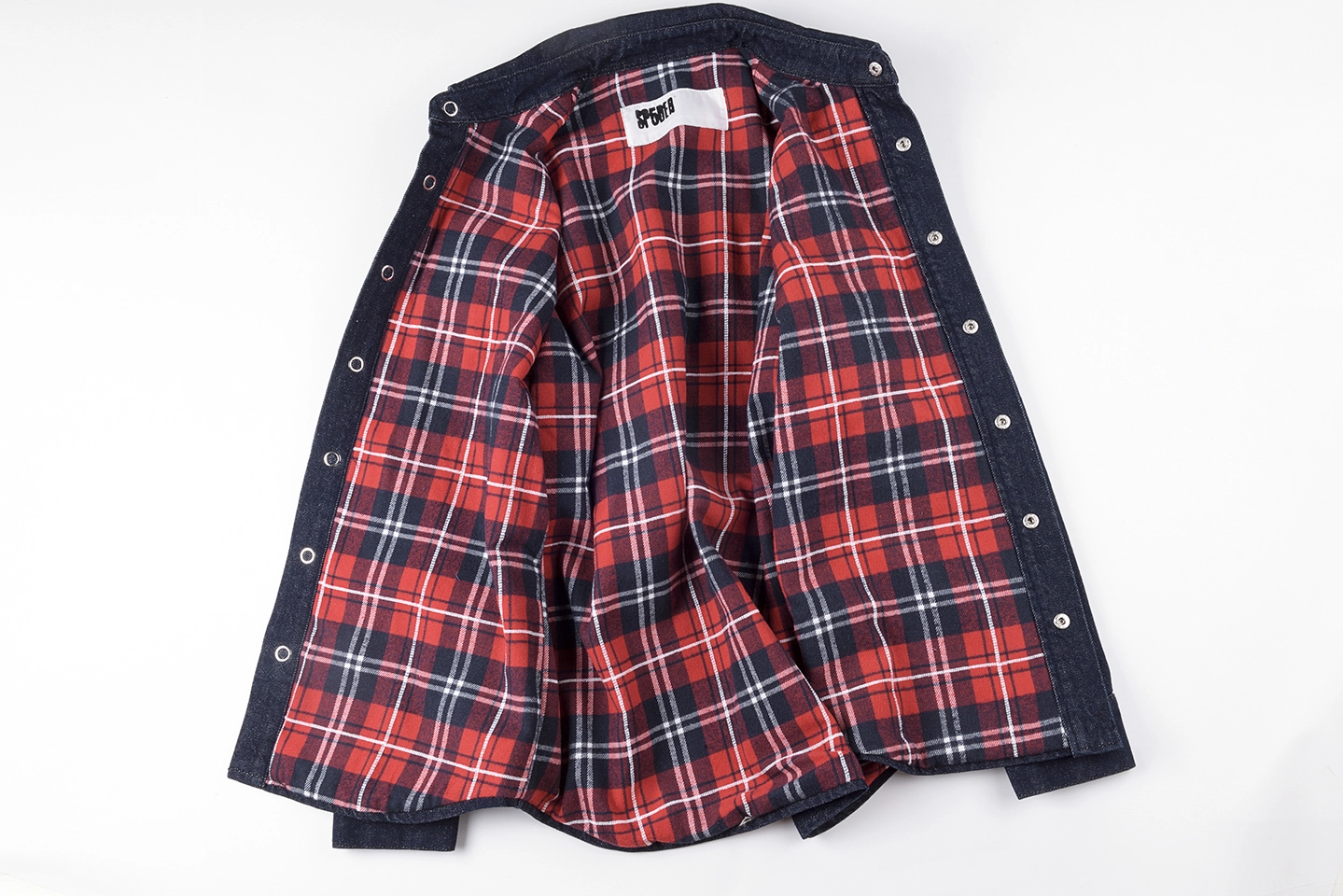 Sp5der Atlanta Downs Embroidered Dark Denim Jacket8
