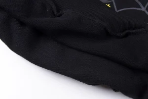 Sp5der Black Atlanta Web Star Graphic Hoodie9
