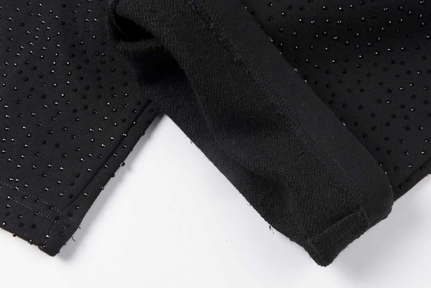 Sp5der Black Mesh Logo Track Pants2