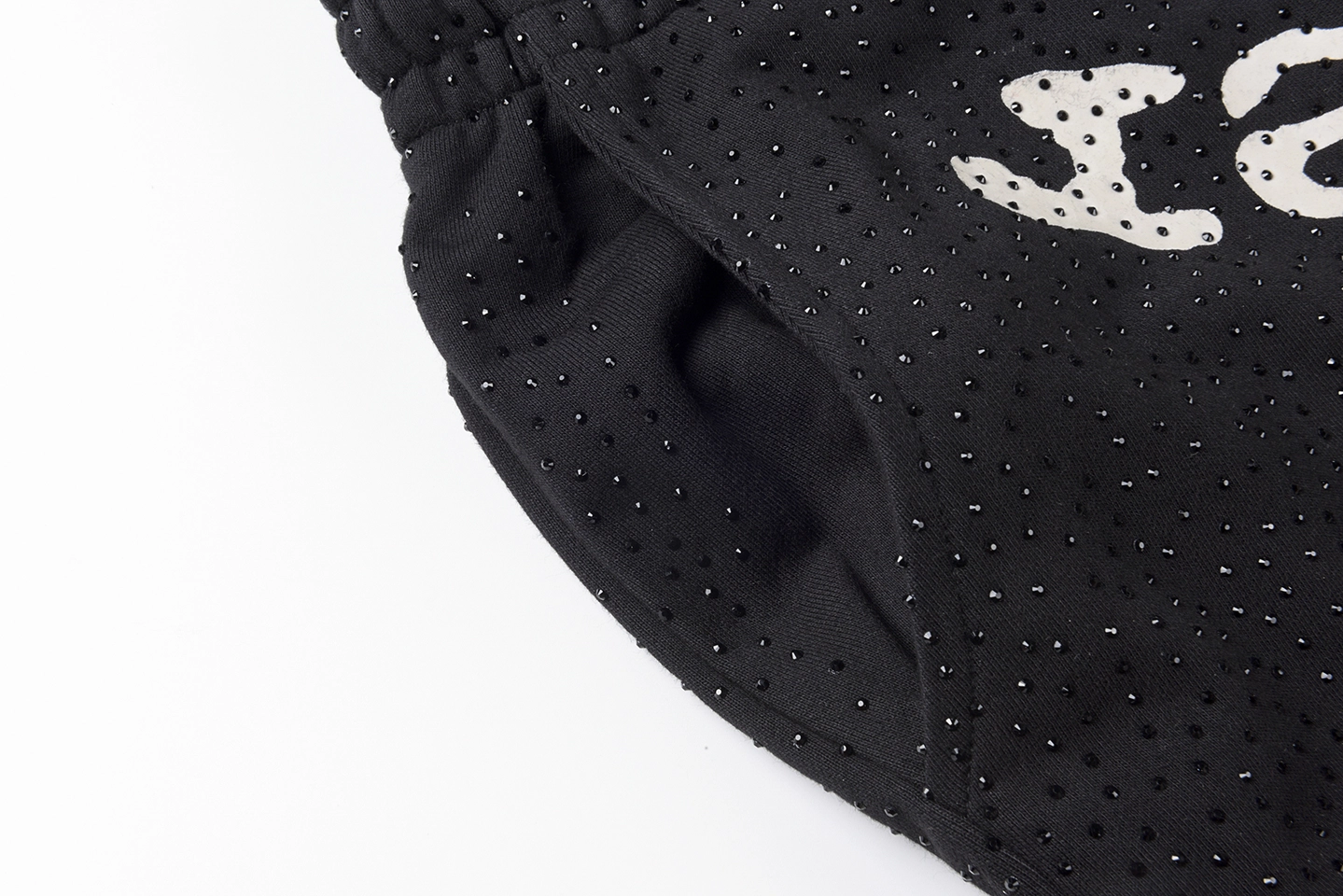 Sp5der Black Mesh Logo Track Pants4