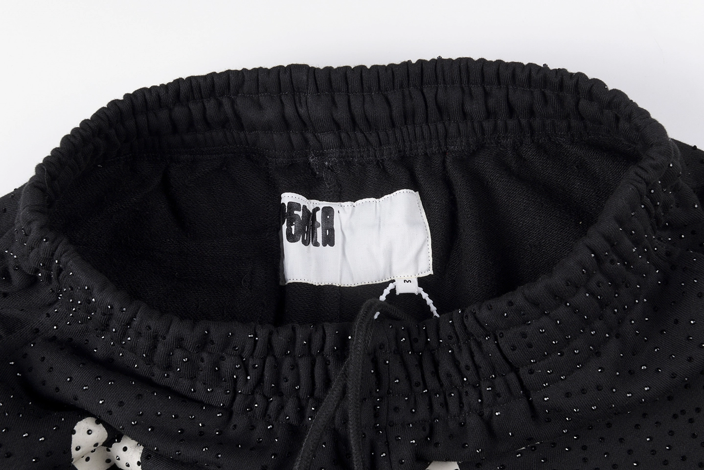 Sp5der Black Mesh Logo Track Pants7