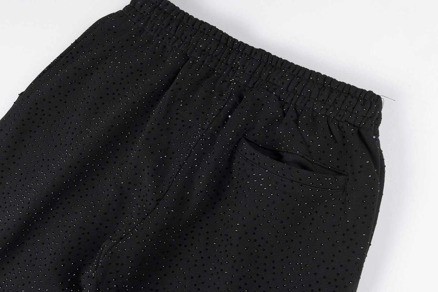 Sp5der Black Mesh Logo Track Pants9