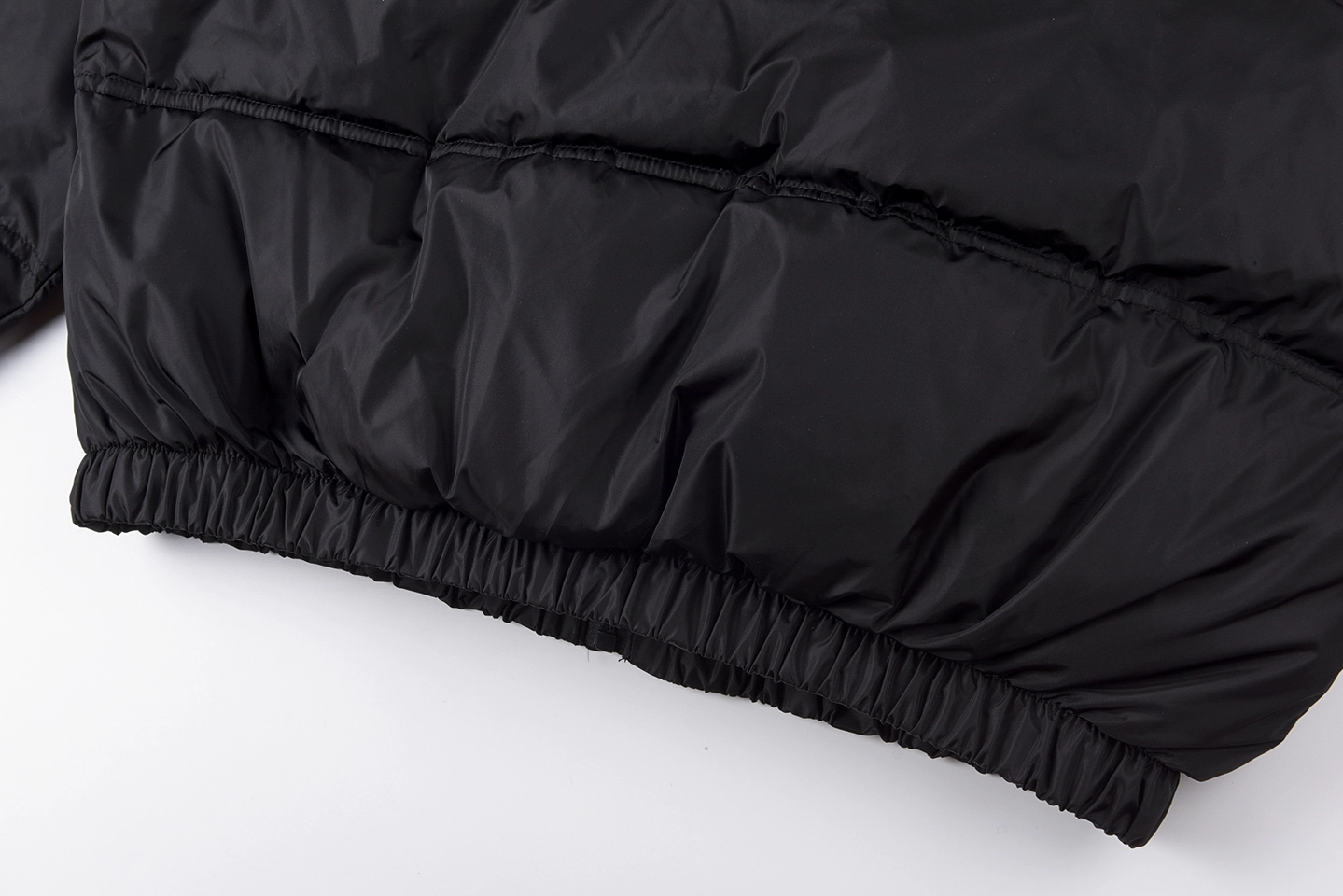 Sp5der Black Star Logo Puffer Jacket1