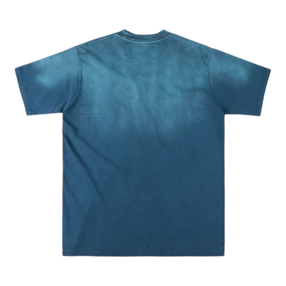 Sp5der Blue Planet Graphic Washed T-Shirt Back view