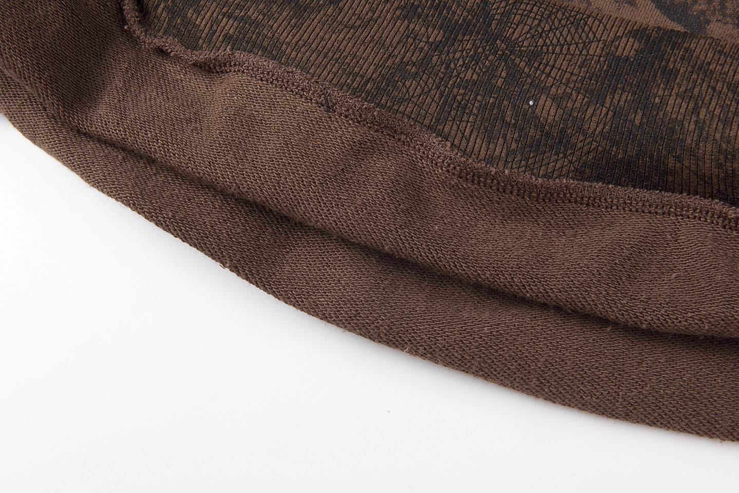 Sp5der Brown Distressed “SP-55” Racing Graphic Hoodie4