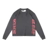Sp5der Grey Red Spider Web Graphic Shirt