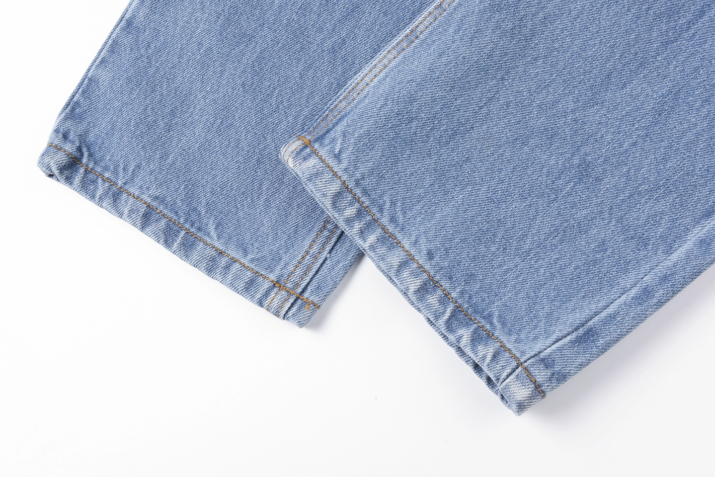 Sp5der Light Blue Red Logo Denim Jeans4