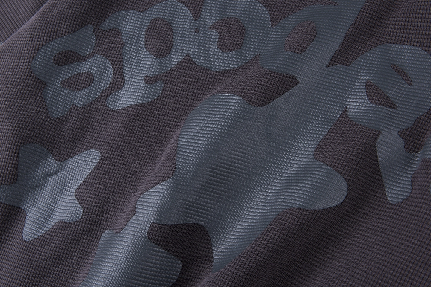 Sp5der Washed Grey Star Graphic Shirt1