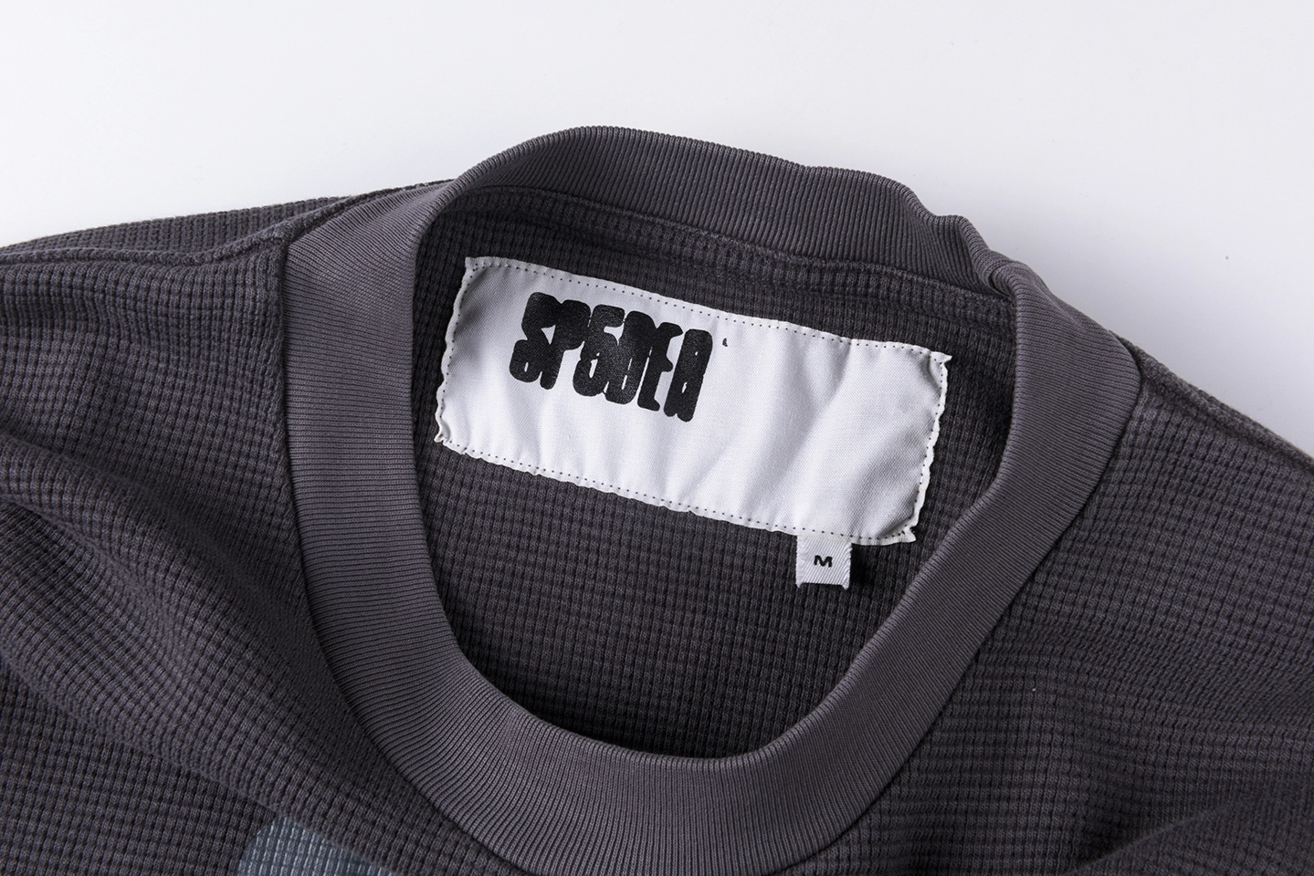 Sp5der Washed Grey Star Graphic Shirt3