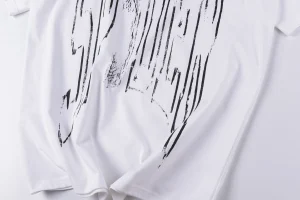 Sp5der White Distressed Arc Logo Graphic T-Shirt4