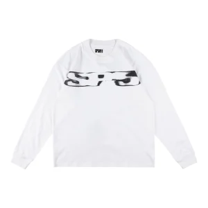 Sp5der White Spray Logo Shirt Front view