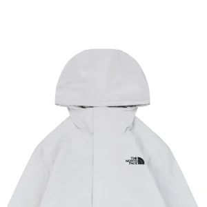 The North Face Dual Pocket Hooded Windbreaker Jacket White
