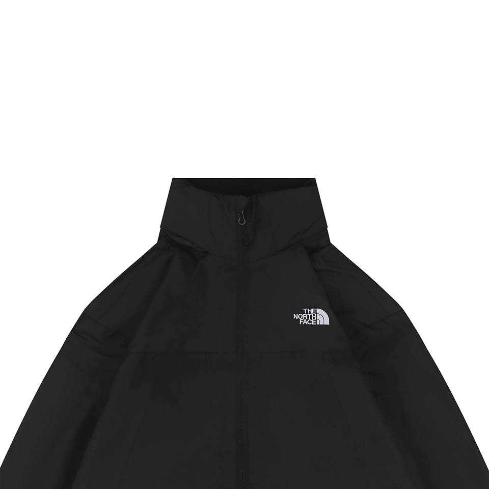 The North Face Retro Hidden Hood Windbreaker Jacket Black