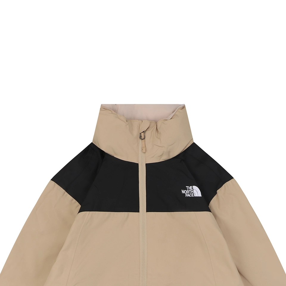 The North Face Retro Hidden Hood Windbreaker Jacket Brown