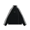 Thug Club × Ad Trefoil Asymmetric Zip Track Jacket