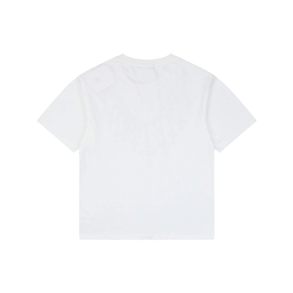 We11done Cross Necklace Graphic T-Shirt White Back view