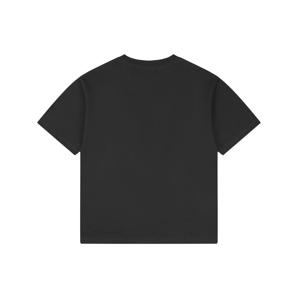We11done Teddy Bear Graphic T-Shirt Grey Back view