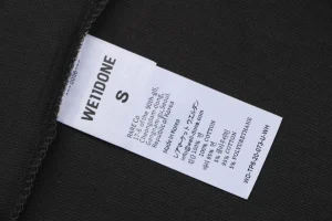 We11done Teddy Bear Graphic T-Shirt Grey Wash label
