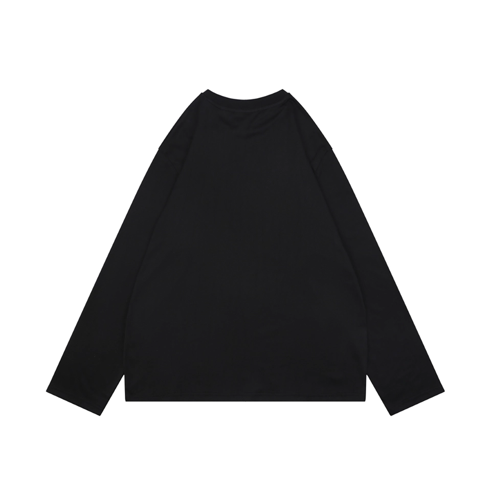 Acne Studios Distressed Circle Logo Shirt Black Back view