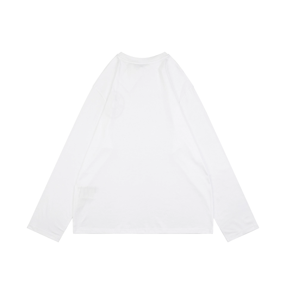 Acne Studios Distressed Circle Logo Shirt White Back view