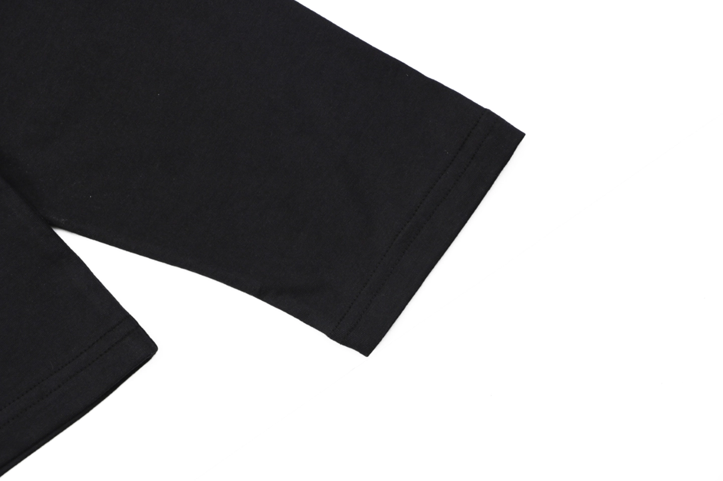 Acne Studios Distressed Circle Logo Shirt Black Cuff