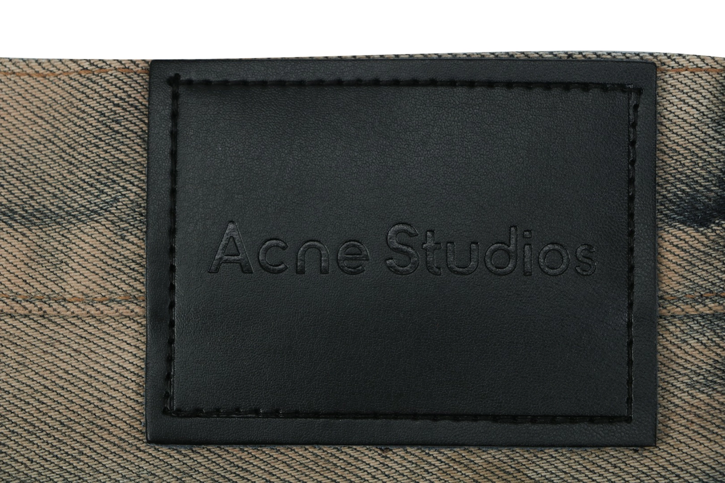 Acne Studios Mud-Dyed Wide-Leg Jeans Brand label