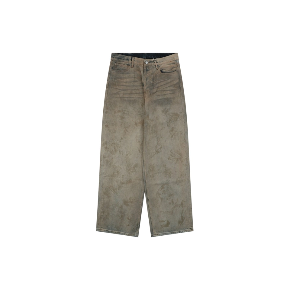 Acne Studios Mud-Dyed Wide-Leg Jeans Front view