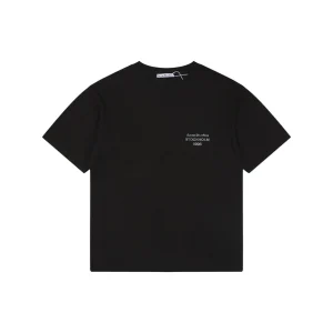 Acne Studios Pocket Logo T-Shirt Black Front view