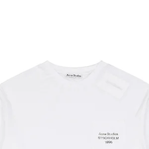 Acne Studios Pocket Logo T-Shirt White