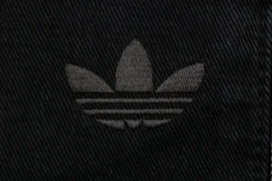 Adidas Originals Three Stripe Wide-Leg Denim Pants Black Brand