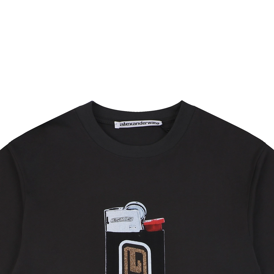 Alexander Wang Lighter Graphic T-Shirt